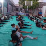योगाभ्यास सत्र त्रिदिवसीय